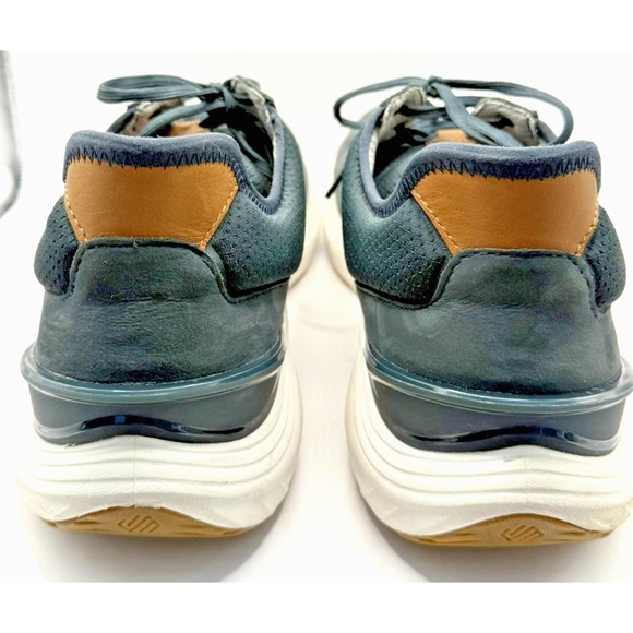 Johnston & Murphy RT1 LUXE Mens 12M GRAY True Foam Lace Sneakers Tennis Shoes - Picture 6 of 10